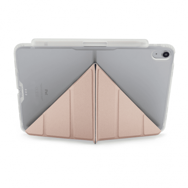 Pipetto iPad Air 11 (M2/M3/M4) Fodral Origami No3 Pencil Case Metallic Rosa