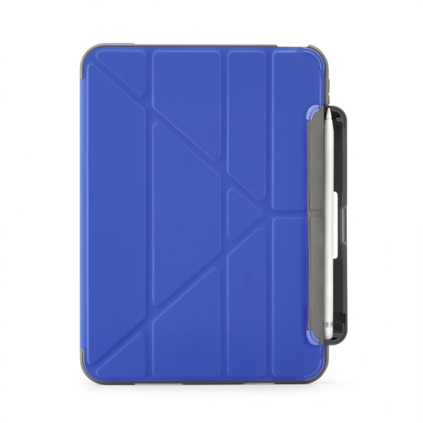Pipetto iPad 10.9 (gen 10)/iPad 11 (A16) Fodral Origami No2 Pencil Shield Royal Blue