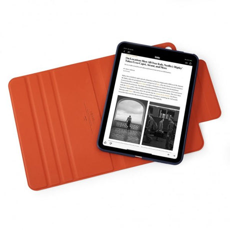 Pipetto iPad Air 11 (M2/M3/M4) Fodral Origami No5 Rotating Folio Case Mörkblå