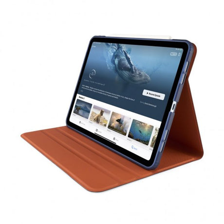 Pipetto iPad Air 11 (M2/M3/M4) Fodral Origami No5 Rotating Folio Case Mörkblå