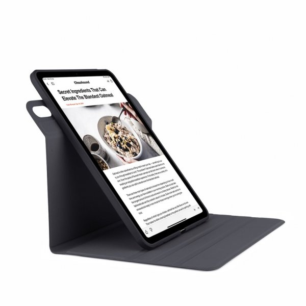 Pipetto iPad Air 13 (M2/M3/M4) Fodral Origami No5 Rotating Folio Case Svart