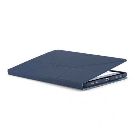 Pipetto iPad Air 13 (M2/M3/M4) Fodral Origami No6 Stand Blå