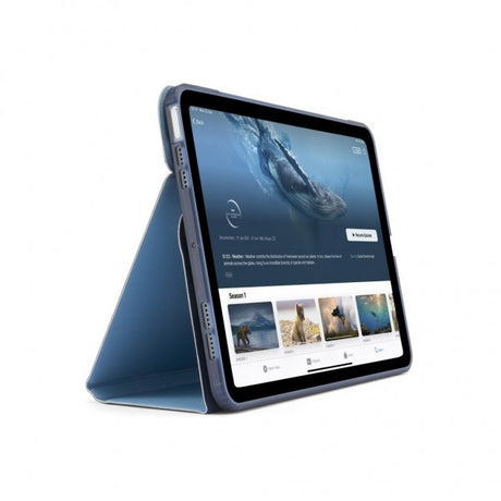 Pipetto iPad Air 13 (M2/M3/M4) Fodral Origami No6 Stand Blå