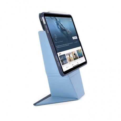 Pipetto iPad Air 13 (M2/M3/M4) Fodral Origami No6 Stand Blå