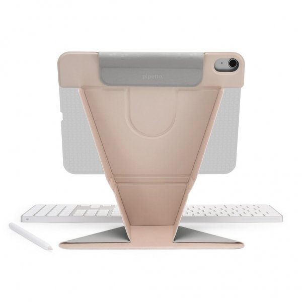 Pipetto iPad Air 11 (M2/M3/M4)/iPad Air 10.9 (gen 4/5) Fodral Origami No6 Stand Rosa