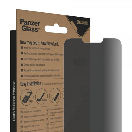 PanzerGlass iPhone 13 Pro Max/iPhone 14 Plus Skärmskydd Classic Fit Privacy