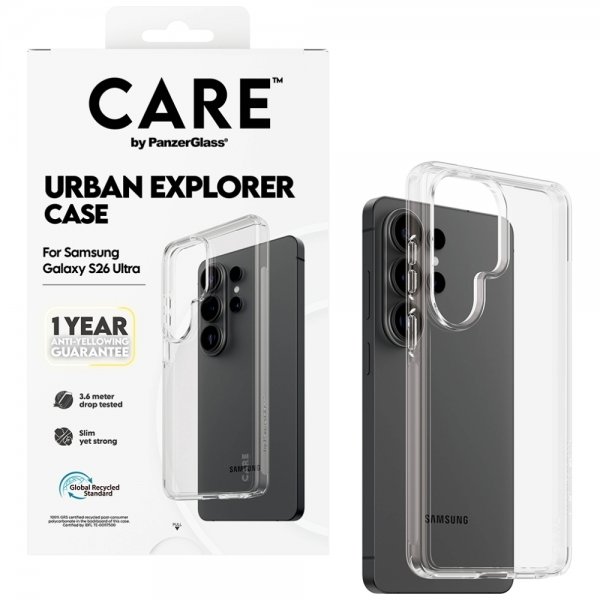 CARE by PanzerGlass Samsung Galaxy S26 Ultra Skal Urban Explorer Transparent