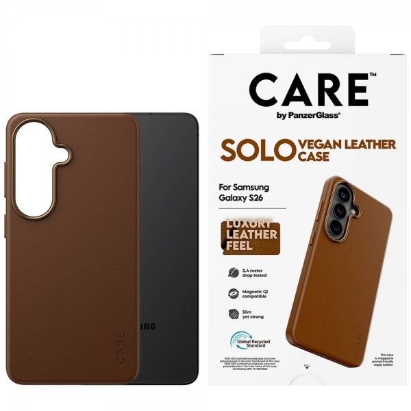 CARE by PanzerGlass Samsung Galaxy S26 Skal Solo Brun