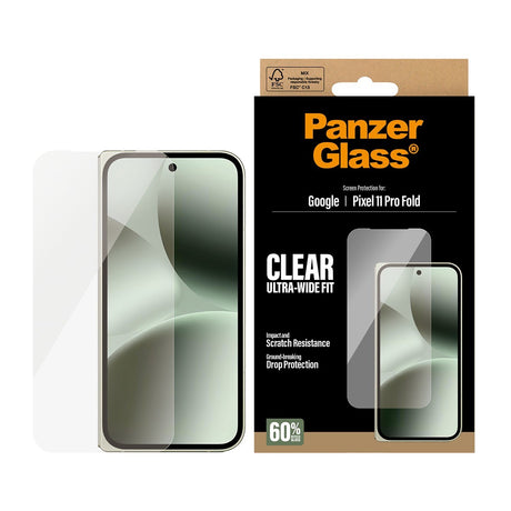 PanzerGlass Google Pixel 11 Pro Fold Skärmskydd Ultra-Wide Fit