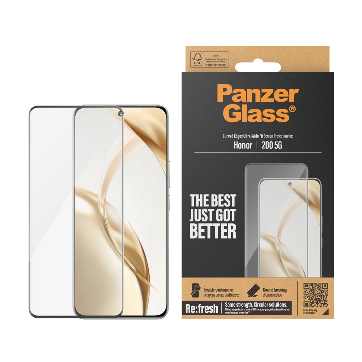 PanzerGlass Honor 200 Skärmskydd Ultra-Wide Fit