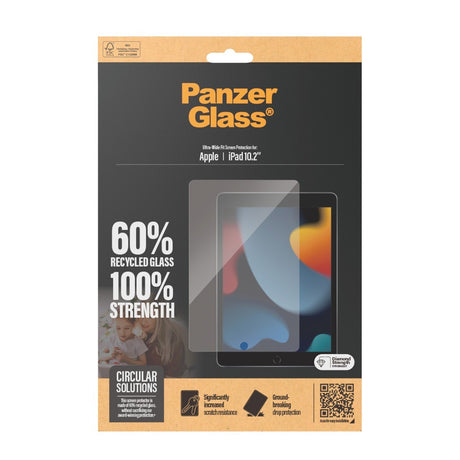 PanzerGlass iPad 10.2 (gen 7/8/9) Skärmskydd Ultra-Wide Fit