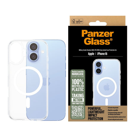 PanzerGlass iPhone 16 Skal HardCase MagSafe Transparent