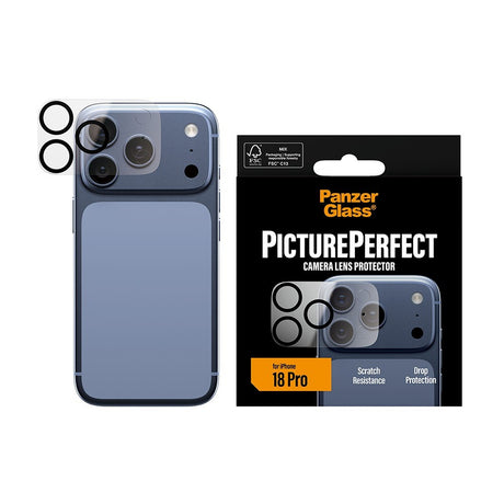 PanzerGlass iPhone 18 Pro Kameraskydd PicturePerfect