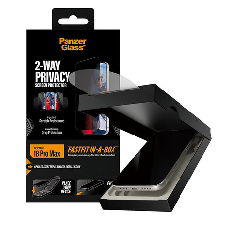 PanzerGlass iPhone 18 Pro Max Skärmskydd Ultra-Wide Fit Privacy Fastfit