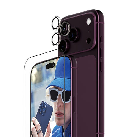 PanzerGlass iPhone 18 Pro Skärmskydd & Kameraskydd 2-in-1 Essentials Bundle