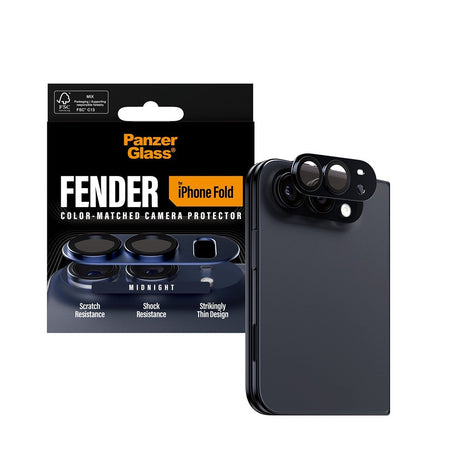 PanzerGlass iPhone Duo Kameraskydd Fender Svart