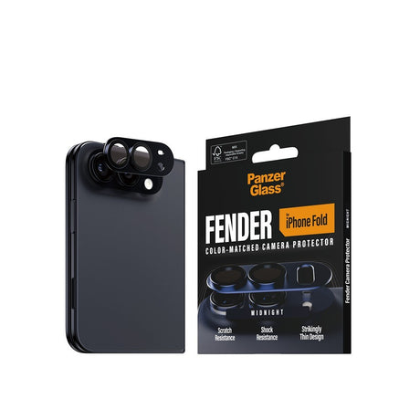 PanzerGlass iPhone Duo Kameraskydd Fender Svart