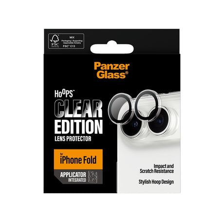 PanzerGlass iPhone Duo Kameraskydd Hoops Transparent
