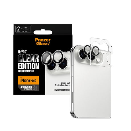 PanzerGlass iPhone Duo Kameraskydd Hoops Transparent