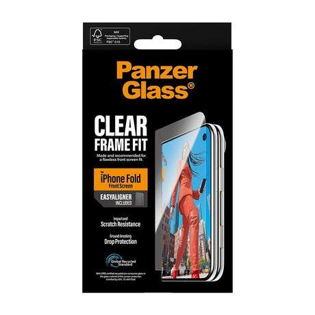 PanzerGlass iPhone Duo Skärmskydd Frame Fit EasyAligner