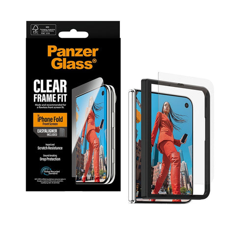 PanzerGlass iPhone Duo Skärmskydd Frame Fit EasyAligner