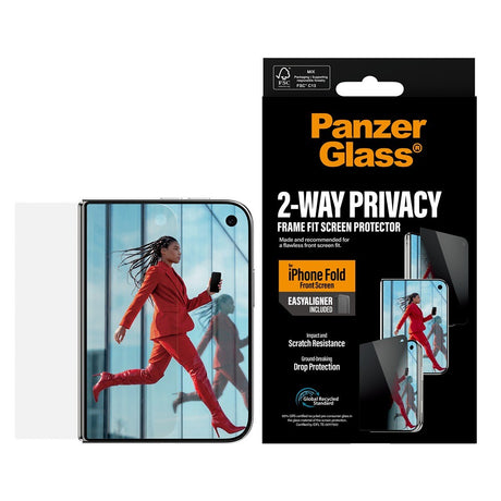 PanzerGlass iPhone Duo Skärmskydd Frame Fit Privacy EasyAligner