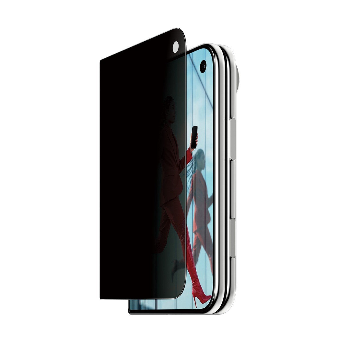 PanzerGlass iPhone Duo Skärmskydd Frame Fit Privacy Fastfit