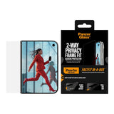 PanzerGlass iPhone Duo Skärmskydd Frame Fit Privacy Fastfit