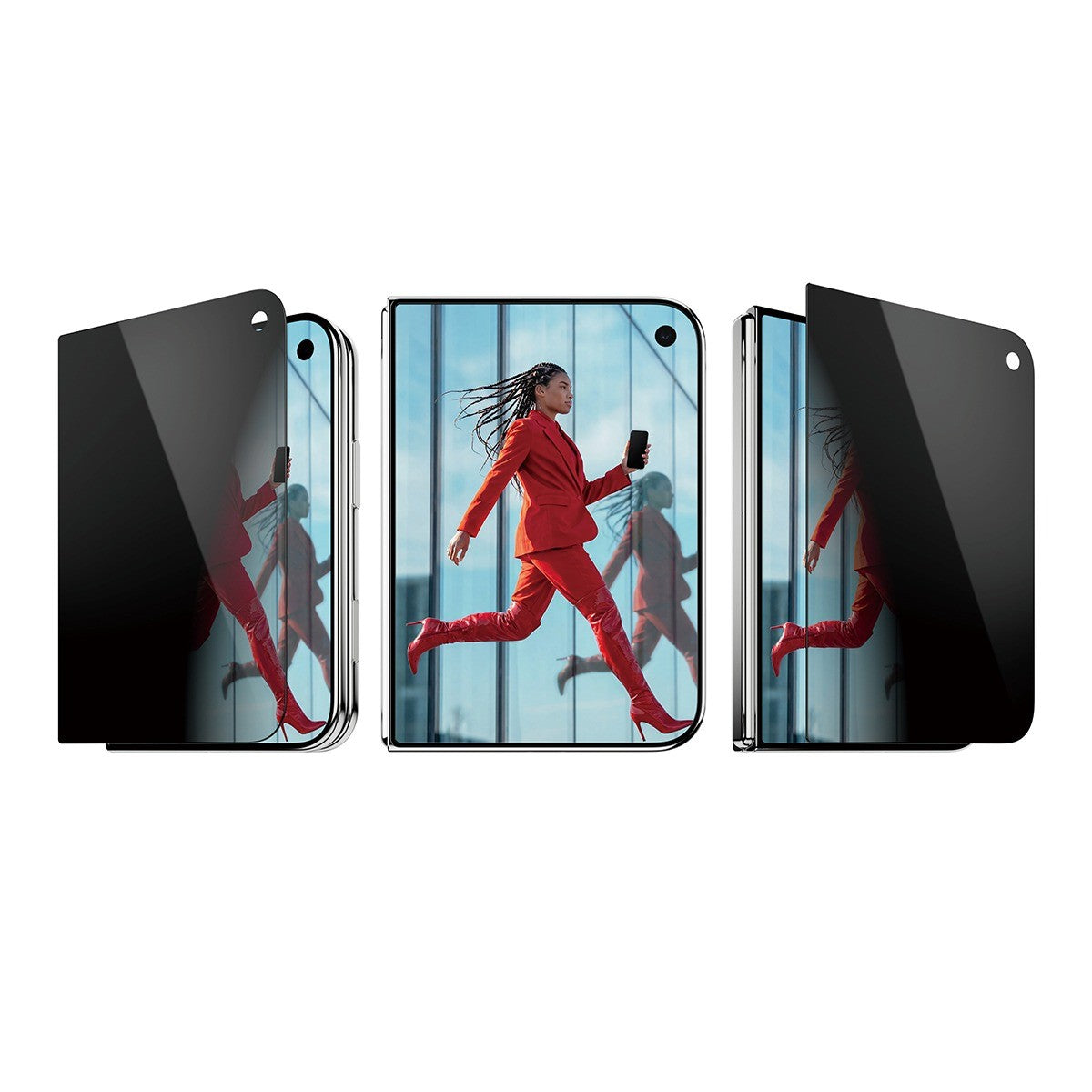 PanzerGlass iPhone Duo Skärmskydd Frame Fit Privacy Fastfit