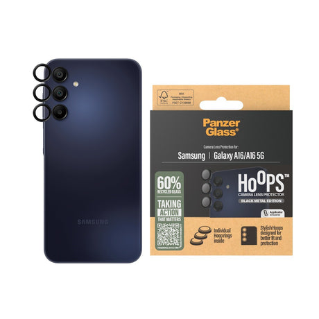 PanzerGlass Samsung Galaxy A16 Kameraskydd Hoops Svart