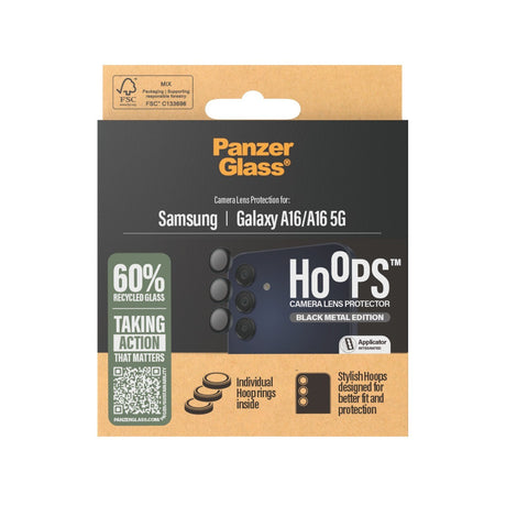 PanzerGlass Samsung Galaxy A16 Kameraskydd Hoops Svart