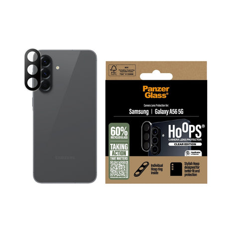 PanzerGlass Samsung Galaxy A56 Kameraskydd Hoops Transparent