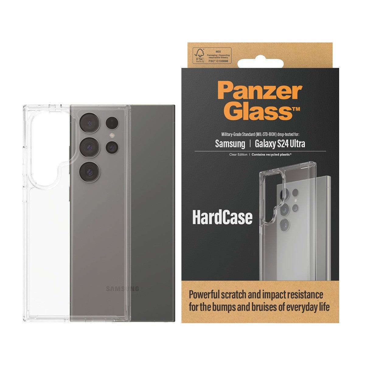 PanzerGlass Samsung Galaxy S24 Ultra Skal HardCase Transparent