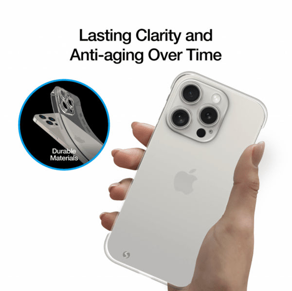 Just Mobile iPhone 15 Pro Max Skal TENC Slim Fit Frost