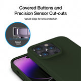 Just Mobile iPhone 14 Pro Skal TENC Silicone MagSafe Grön