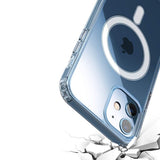 iPhone 12 Mini Skal TPU MagSafe Stöttåligt Transparent