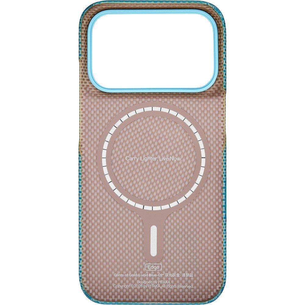 Pitaka iPhone 17 Pro/iPhone 18 Pro Skal Edge MagSafe Lucid Blue