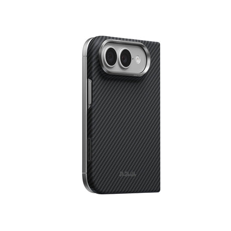 Pitaka iPhone Duo Skal Edge MagSafe Black/Grey Twill