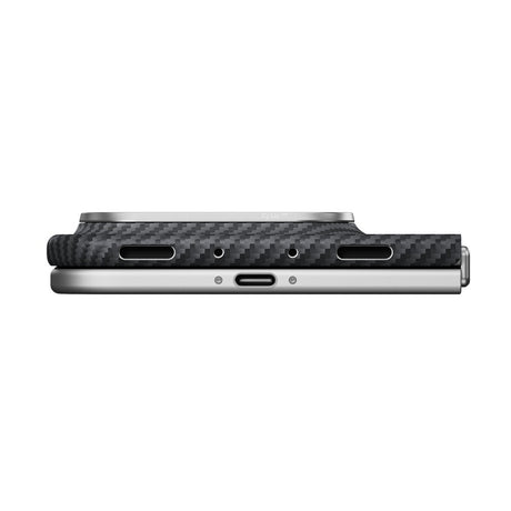 Pitaka iPhone Duo Skal Edge MagSafe Black/Grey Twill