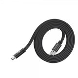 Mobile Origin Platt Kabel Magnetisk USB-A till USB-C 1m Svart