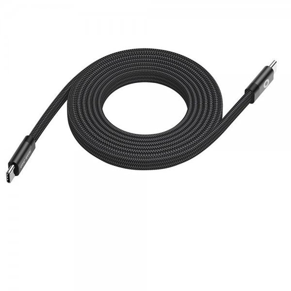 Mobile Origin Platt Kabel Magnetisk USB-C till USB-C 1m Svart