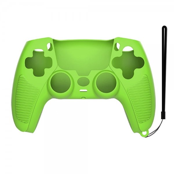 PlayStation 5 DualSense Kontroll Skal med Strap Limegrön