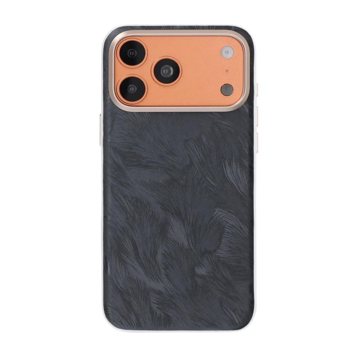 iPhone 17 Pro Max/iPhone 18 Pro Max Skal Plumtextur MagSafe Svart