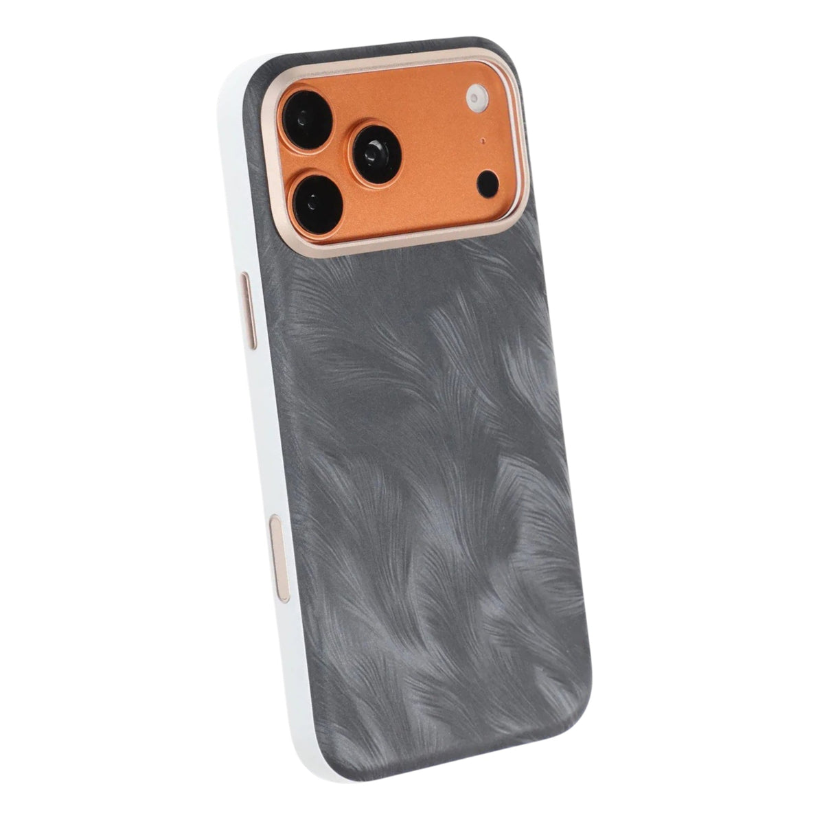 iPhone 17 Pro Max/iPhone 18 Pro Max Skal Plumtextur MagSafe Svart