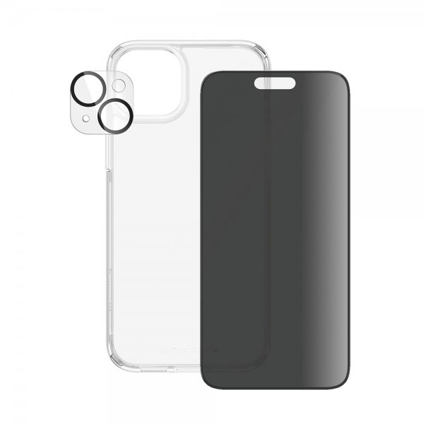 PanzerGlass iPhone 15 Plus 3-in-1 Bundle Set Privacy