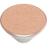 Popsockets PopGrip Premium Pebbled Vegan Leather Roseguld