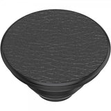 Popsockets PopGrip Premium Pebbled Vegan Leather Svart