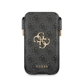 Guess Pouch Script Logo Large Grå