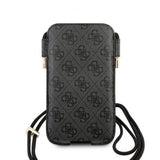 Guess Pouch Script Logo Large Grå
