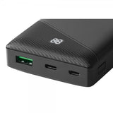 Deltaco Powerbank 10 000 mAh Fast Charge 18W Svart